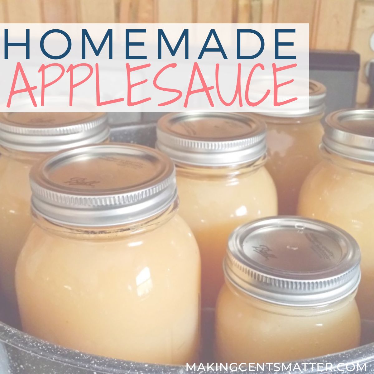 How To Make Homemade Applesauce